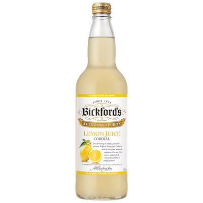 BICKFORD'S LEMON CORDIAL 750ML