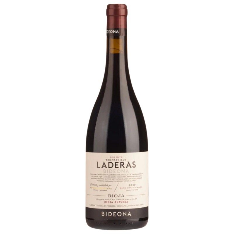 BIDEONA TEMPRANILLO LADERAS 750ML