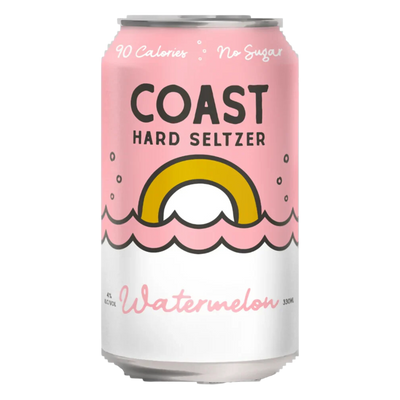 BLACKMANS COAST WATERMELON HARD SELTZER 330ML