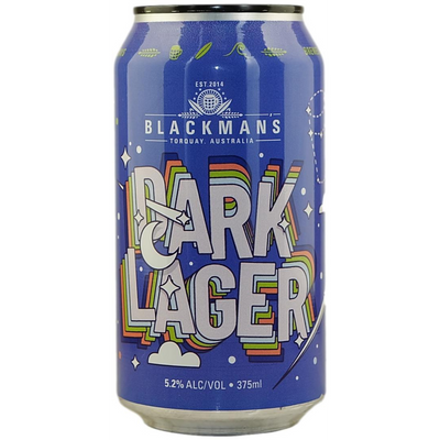 BLACKMANS DARK LAGER CAN 375ML