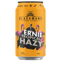 BLACKMANS ERNIE TROPICAL HAZY CAN 375ML