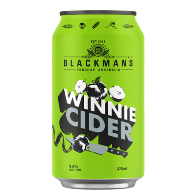 BLACKMANS WINNIE APPLE CIDER CAN 375ML