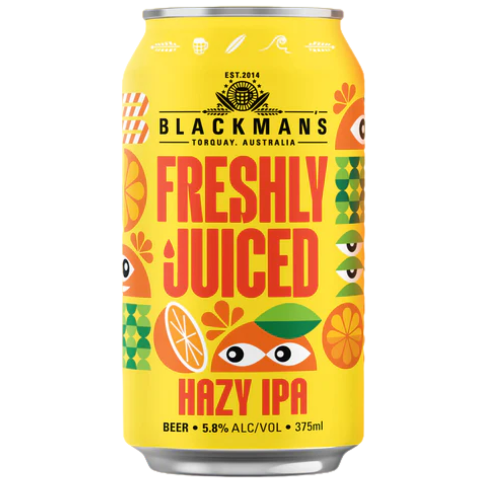 BLACKMAN'S FRESHLY JUICED HAZY IPA CAN 375ML