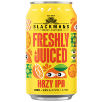 BLACKMAN'S FRESHLY JUICED HAZY IPA CAN 375ML