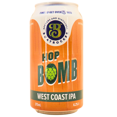 BOATROCKER HOP BOMB WEST COAST IPA CAN 375ML
