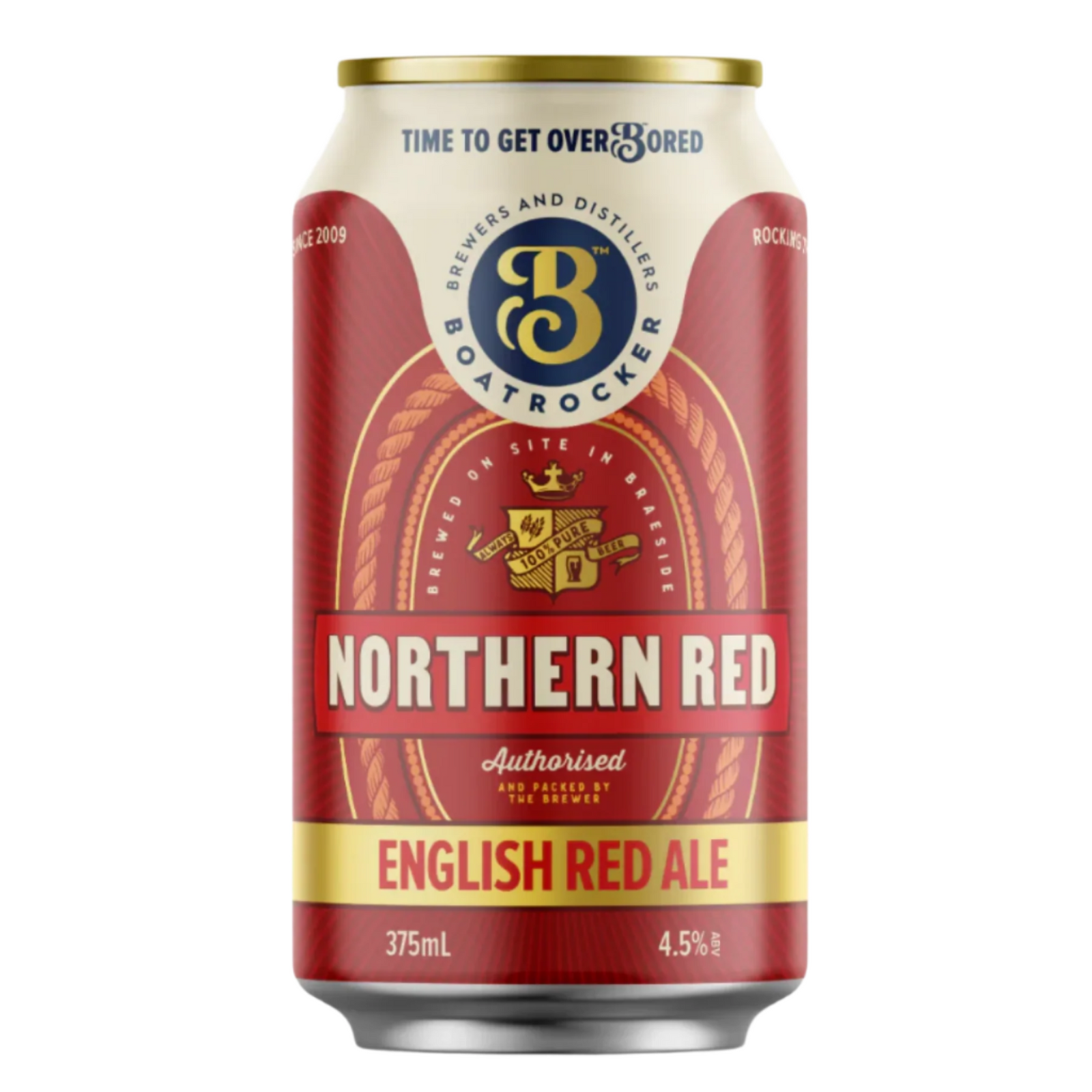 BOATROCKER NORTHERN RED ENGLISH RED ALE CAN 375ML