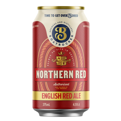 BOATROCKER NORTHERN RED ENGLISH RED ALE CAN 375ML