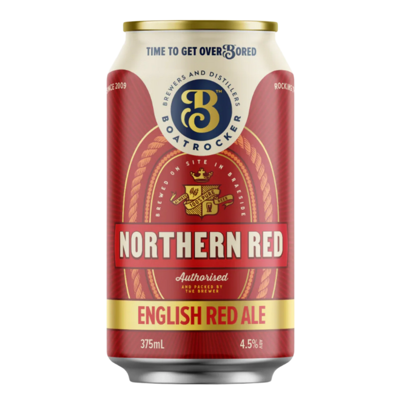 BOATROCKER NORTHERN RED ENGLISH RED ALE CAN 375ML