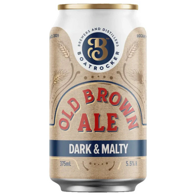 BOATROCKER OLD BROWN ALE CAN 375ML