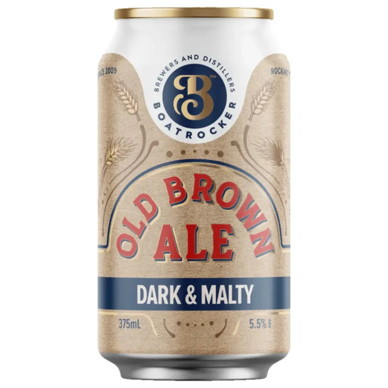 BOATROCKER OLD BROWN ALE CAN 375ML