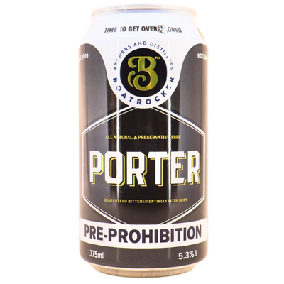 BOATROCKER PRE-PROHIBITION PORTER CAN 375ML