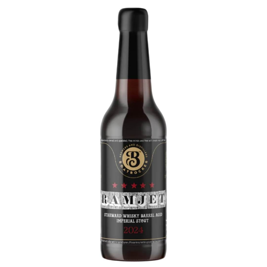 BOATROCKER RAMJET STARWARD WHISKY BARREL AGED IMPERIAL STOUT BOTTLE 2024 330ML