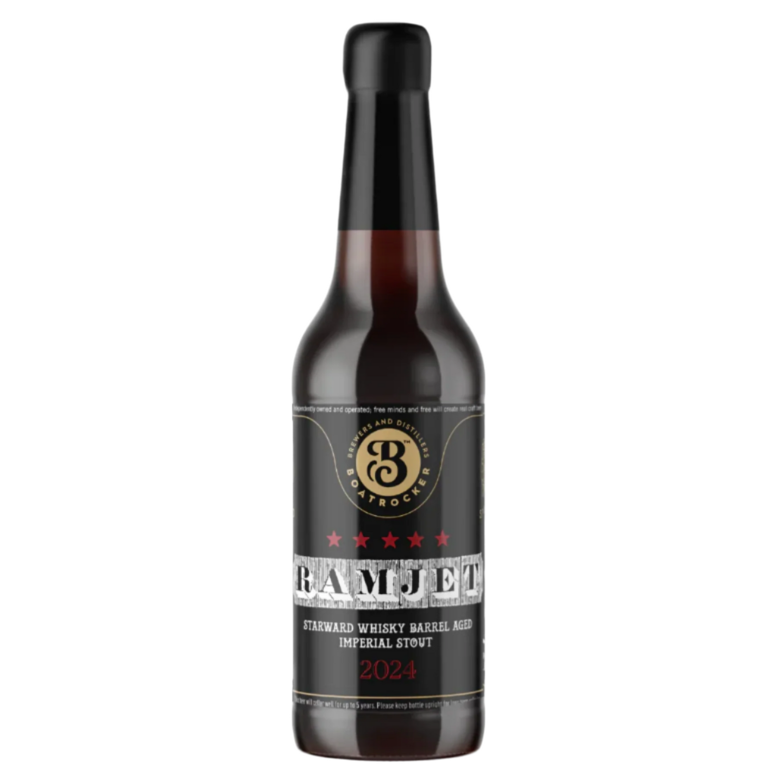 BOATROCKER RAMJET STARWARD WHISKY BARREL AGED IMPERIAL STOUT BOTTLE 2024 330ML
