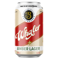 BOATROCKER WHALER AMBER LAGER CAN 375ML