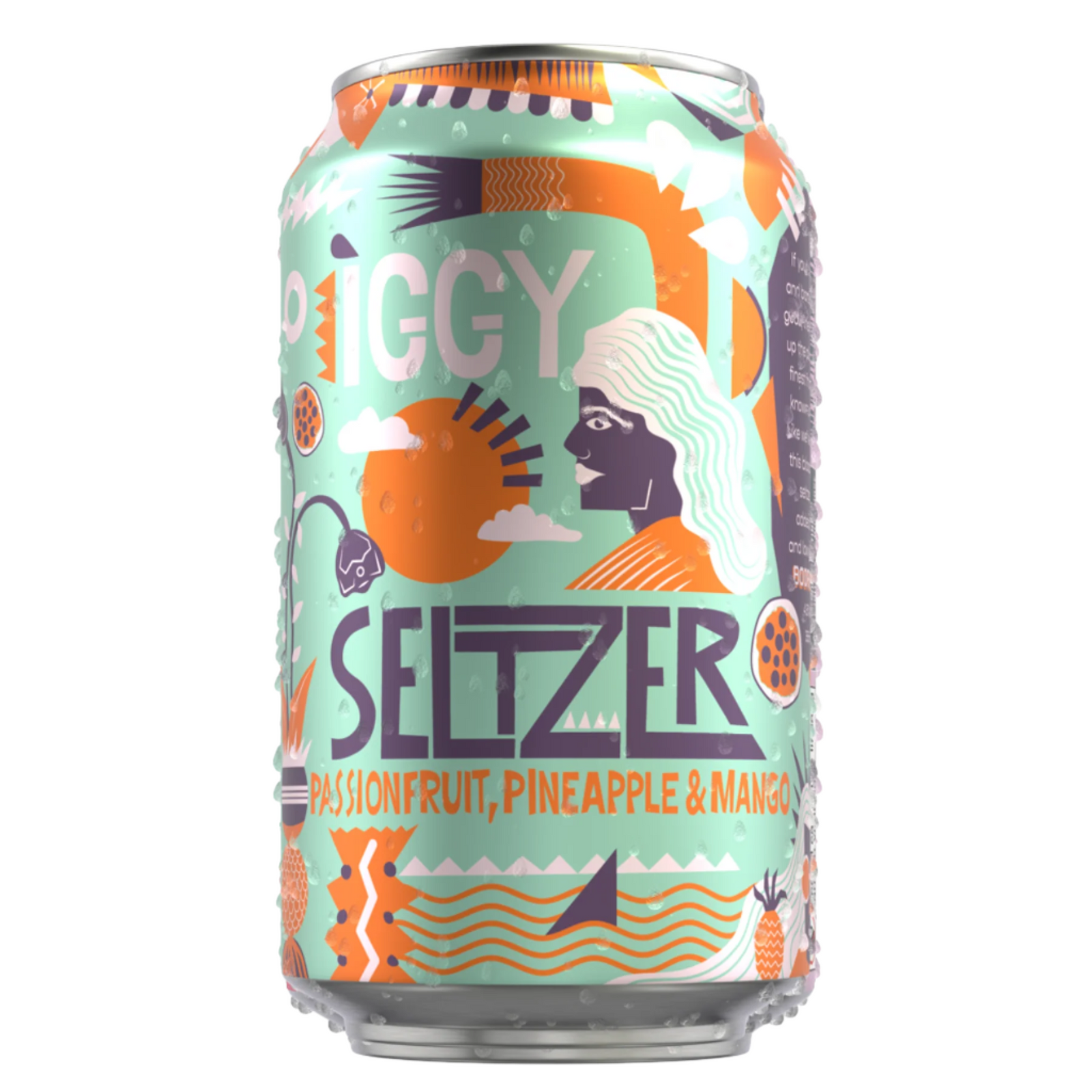 BODRIGGY IGGY PASSIONFRUIT PINEAPPLE MANGO SELTZER 355ML