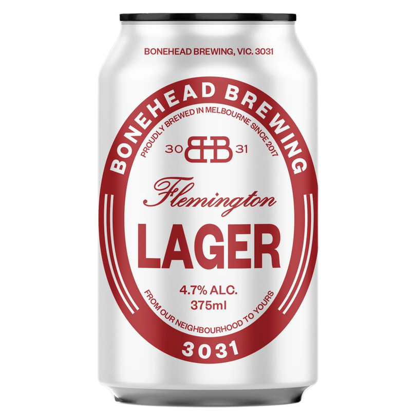 BONEHEAD FLEMINGTON LAGER CAN 375ML