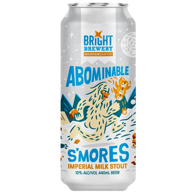 BRIGHT ABOMINABLE S'MORES IMPERIAL MILK STOUT CAN 440ML