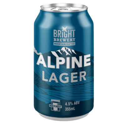 BRIGHT BREWERY ALPINE LAGER CAN 375ML