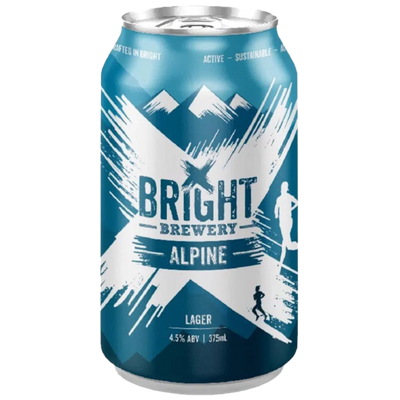 BRIGHT BREWERY ALPINE LAGER CAN 375ML