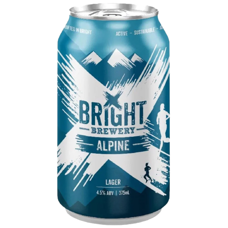 BRIGHT BREWERY ALPINE LAGER CAN 375ML