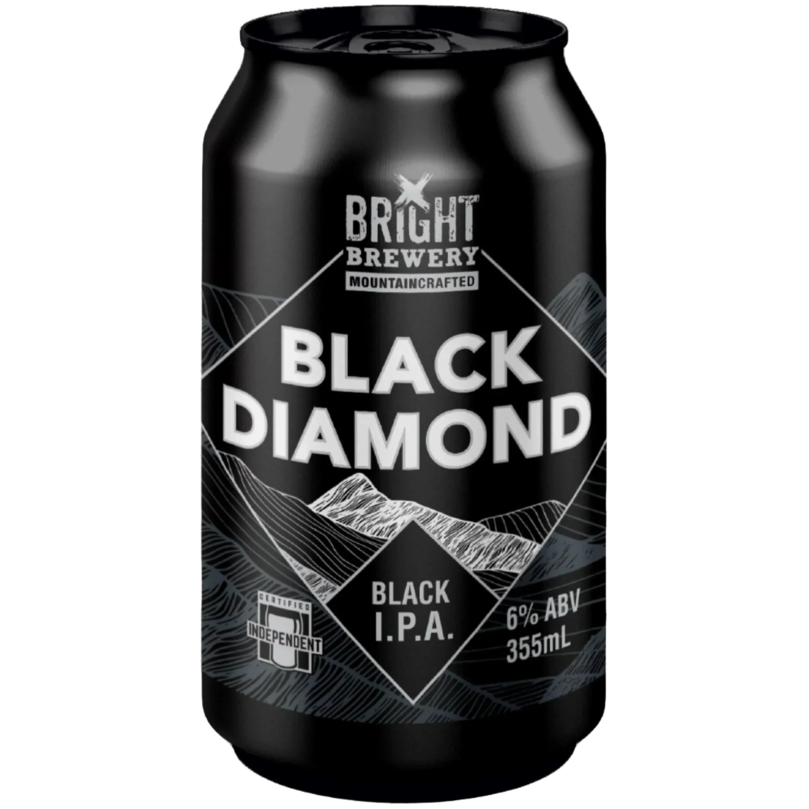 BRIGHT BREWERY BLACK DIAMOND IPA CAN 355ML