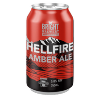 BRIGHT BREWERY HELLFIRE AMBER ALE CAN 355ML