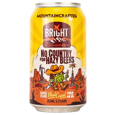 BRIGHT BREWERY NO COUNTRY FOR HAZY BEERS WEST COAST IPA CAN 355ML