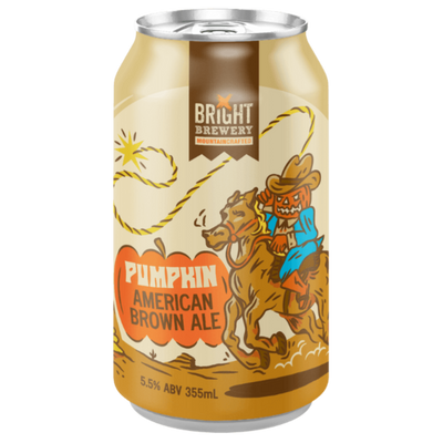 BRIGHT BREWERY PUMPKIN AMERICAN BROWN ALE CAN 355ML