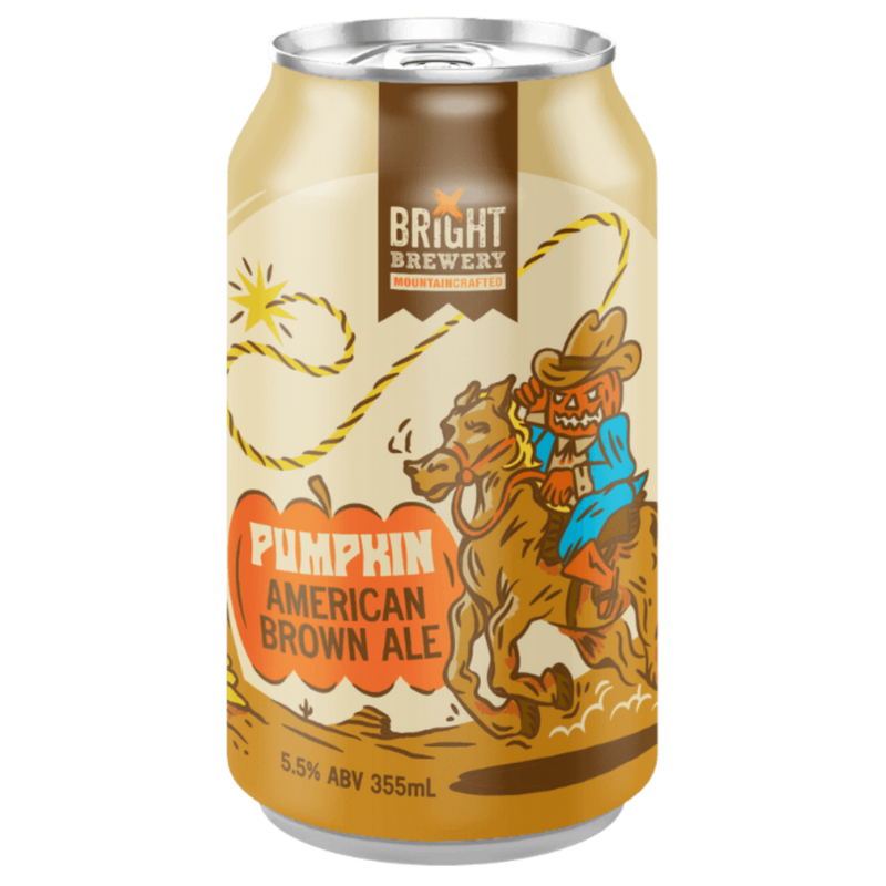 BRIGHT BREWERY PUMPKIN AMERICAN BROWN ALE CAN 355ML