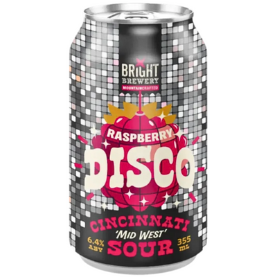 BRIGHT BREWERY RASPBERRY DISCO CINCINNATI MID WEST SOUR CAN 355ML