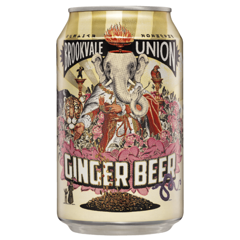 BROOKVALE UNION GINGER BEER CAN 330ML