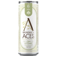 BRUNSWICK ACES  SPADES GIN & TONIC CAN 250ML
