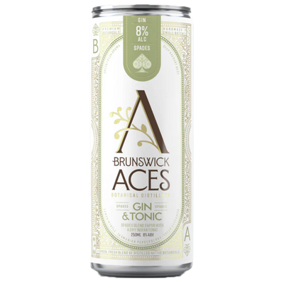 BRUNSWICK ACES  SPADES GIN & TONIC CAN 250ML