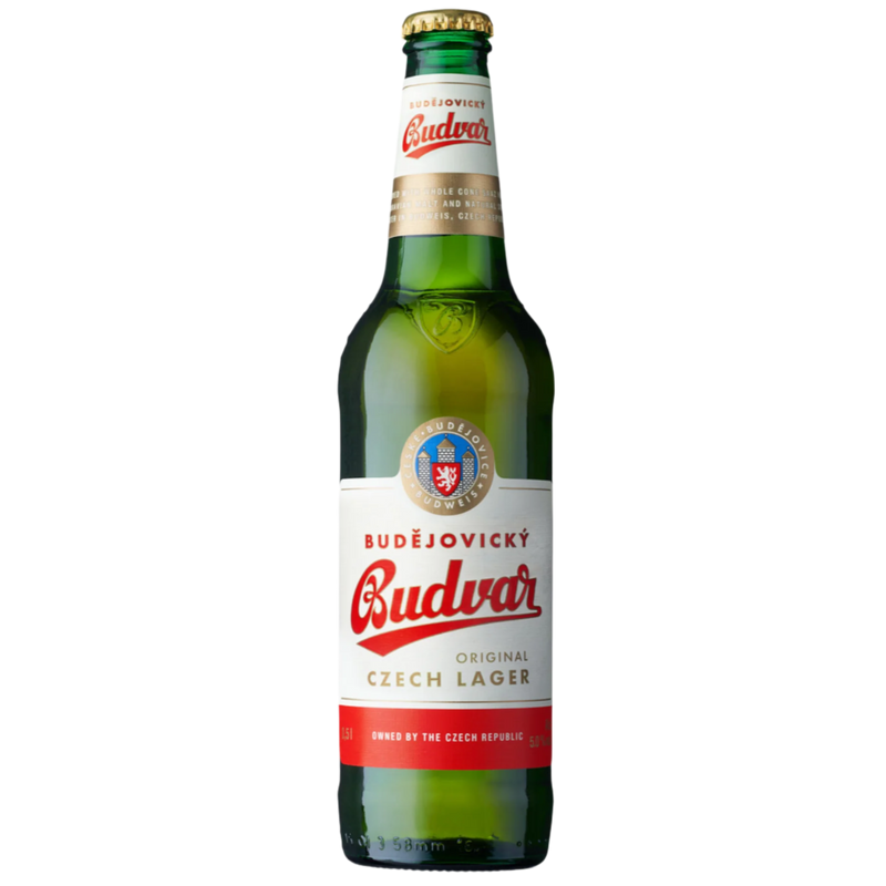 BUDEJOVICKY BUDVAR LAGER BOTTLE 330ML