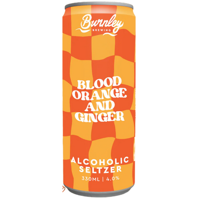 BURNLEY BREWING BLOOD ORANGE & GINGER SELTZER CAN 330ML