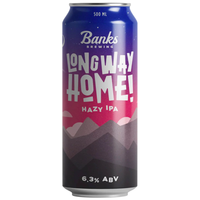 Banks Brewing Long Way Home Hazy IPA Can 500ml