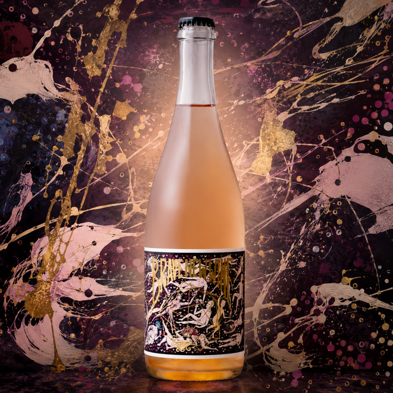 Brave New Wine Mates & Lovers Pet Nat 2023 bottle