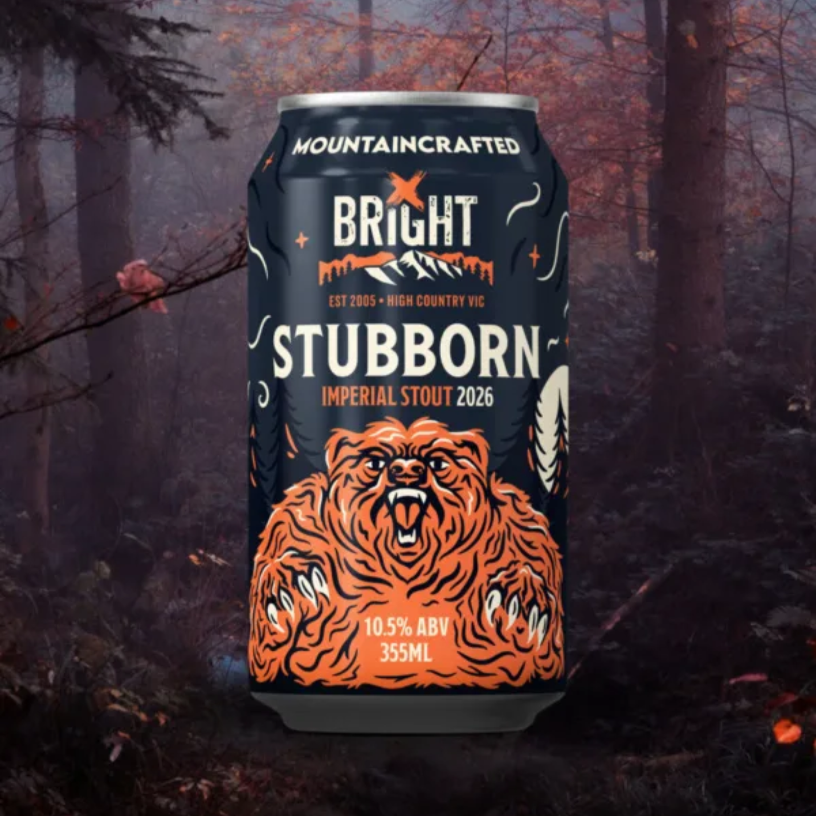 Bright Brewery Stubborn 2026 Imperial Stout Can