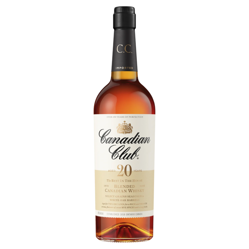 CANADIAN CLUB 20YO BLENDED CANADIAN WHISKY 750ML