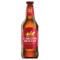 CARLTON DRAUGHT BOTTLE 375ML