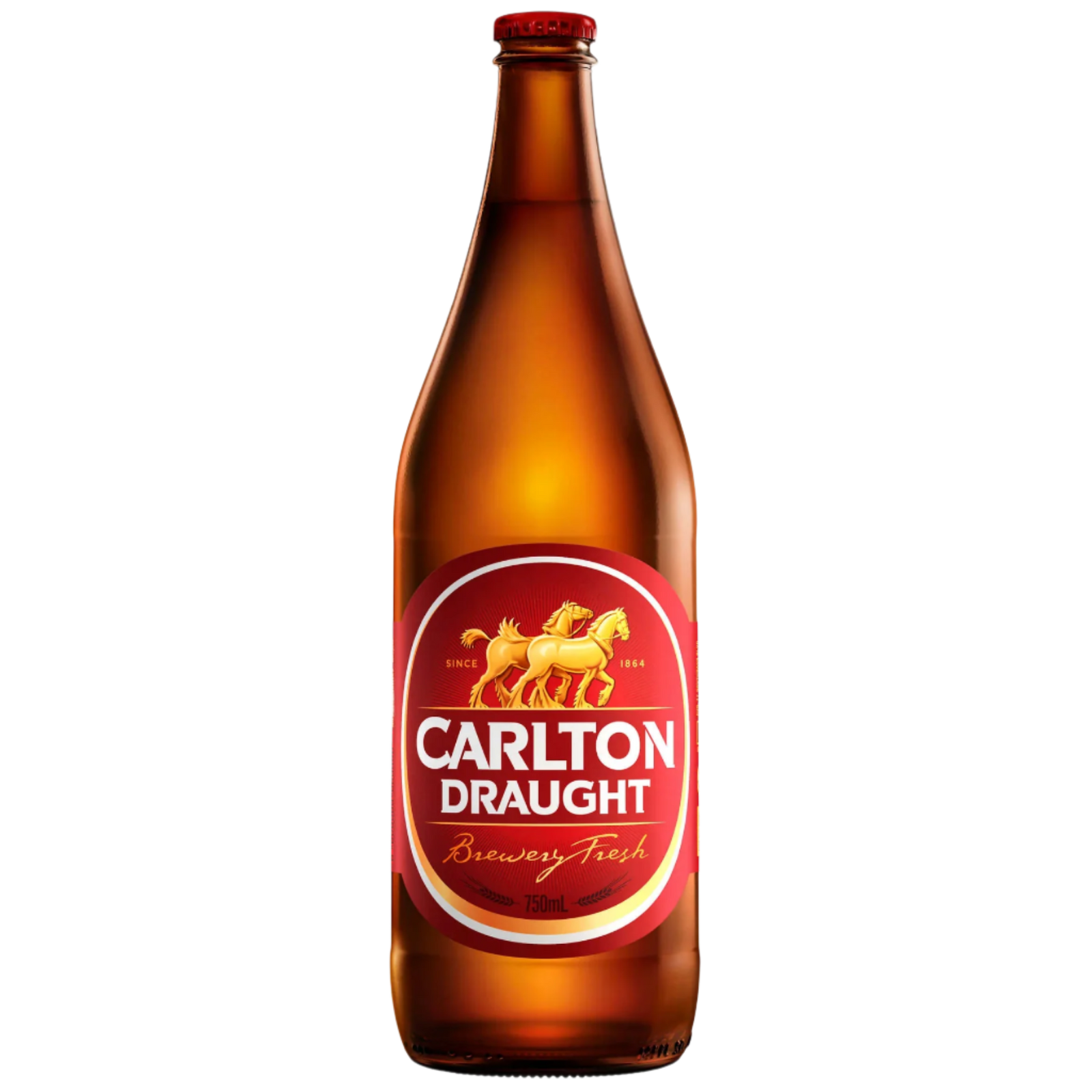 CARLTON DRAUGHT BOTTLE 750ML