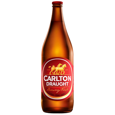 CARLTON DRAUGHT BOTTLE 750ML