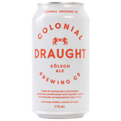 CBCO DRAUGHT KOLSCH ALE CAN 375ML