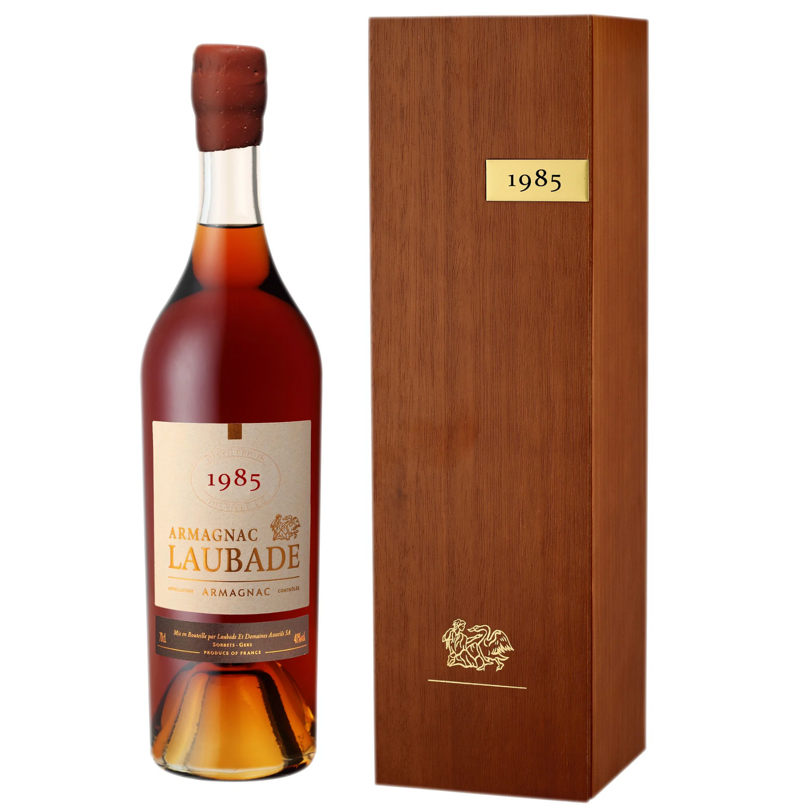 CHATEAU DE LAUBADE 1985 BAS ARMAGNAC WITH GIFT BOX