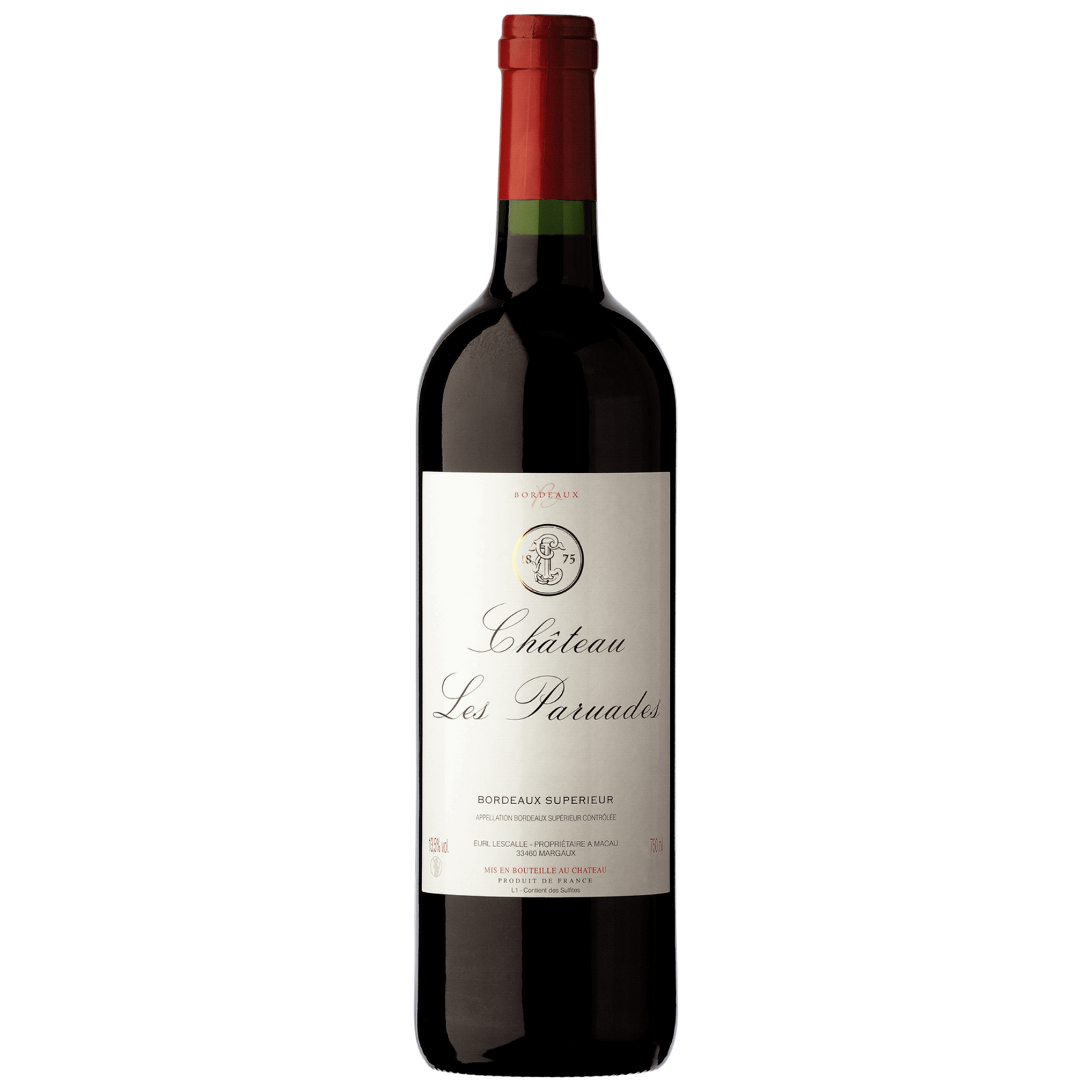 CHATEAU LES PARRUADES BORDEAUX SUPERIEUR  2016 750ML