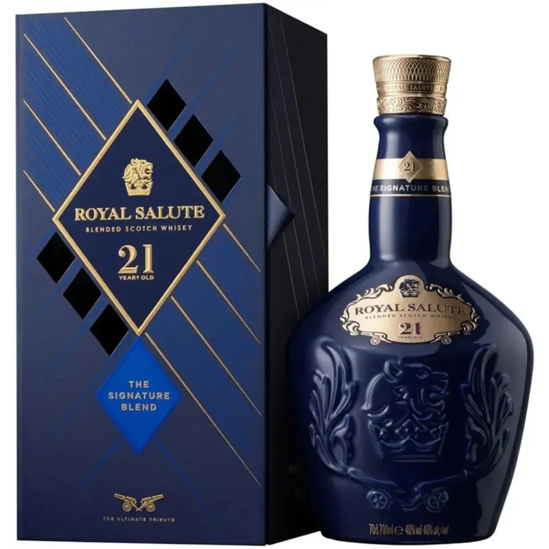 CHIVAS ROYAL SALUTE 21 YEAR OLD BLENDED SCOTCH WHISKY 700ML