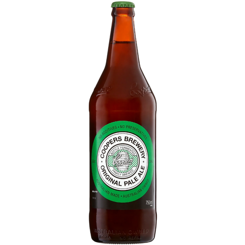 COOPERS ORIGINAL PALE ALE BOTTLE 750ML