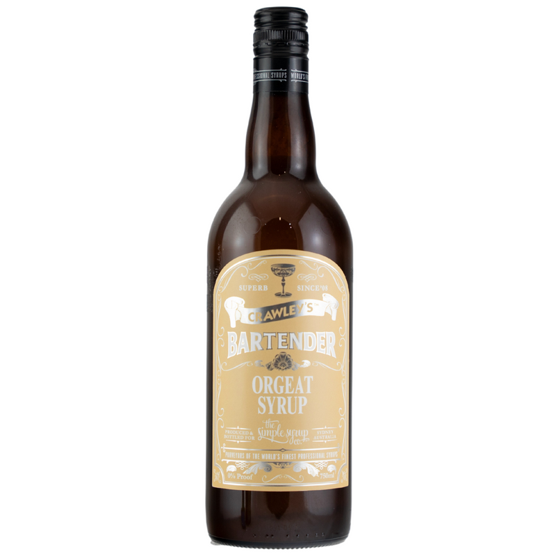 CRAWLEYS BARTENDER ORGEAT SYRUP 750ML
