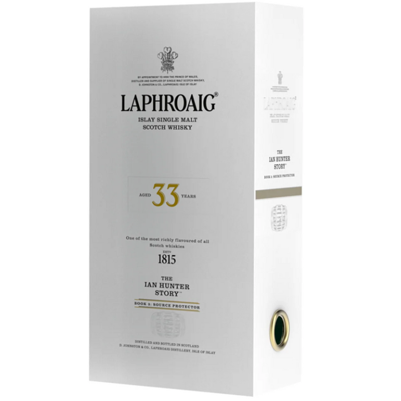 LAPHROAIG 33 YEAR OLD LAN HUNTER STORY BOOK SERIES 3 700ML