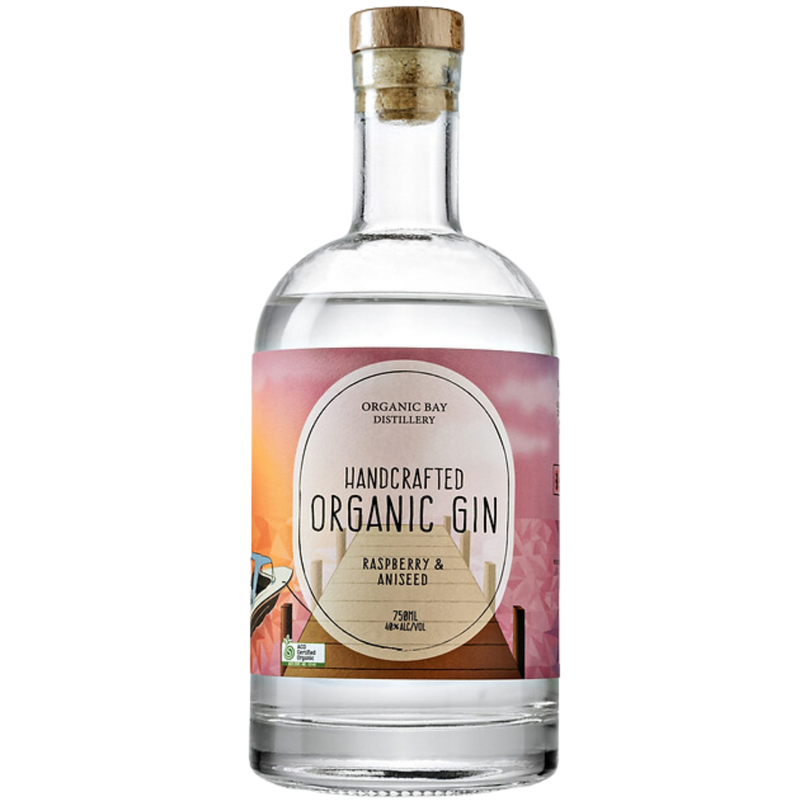 ORGANIC BAY RAPPBERRY & ANISEED GIN 750ML